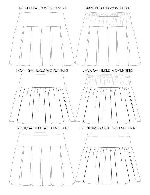 Pleated Skirt Skirt Drawing Reference / Think midi pleated skirts for ...